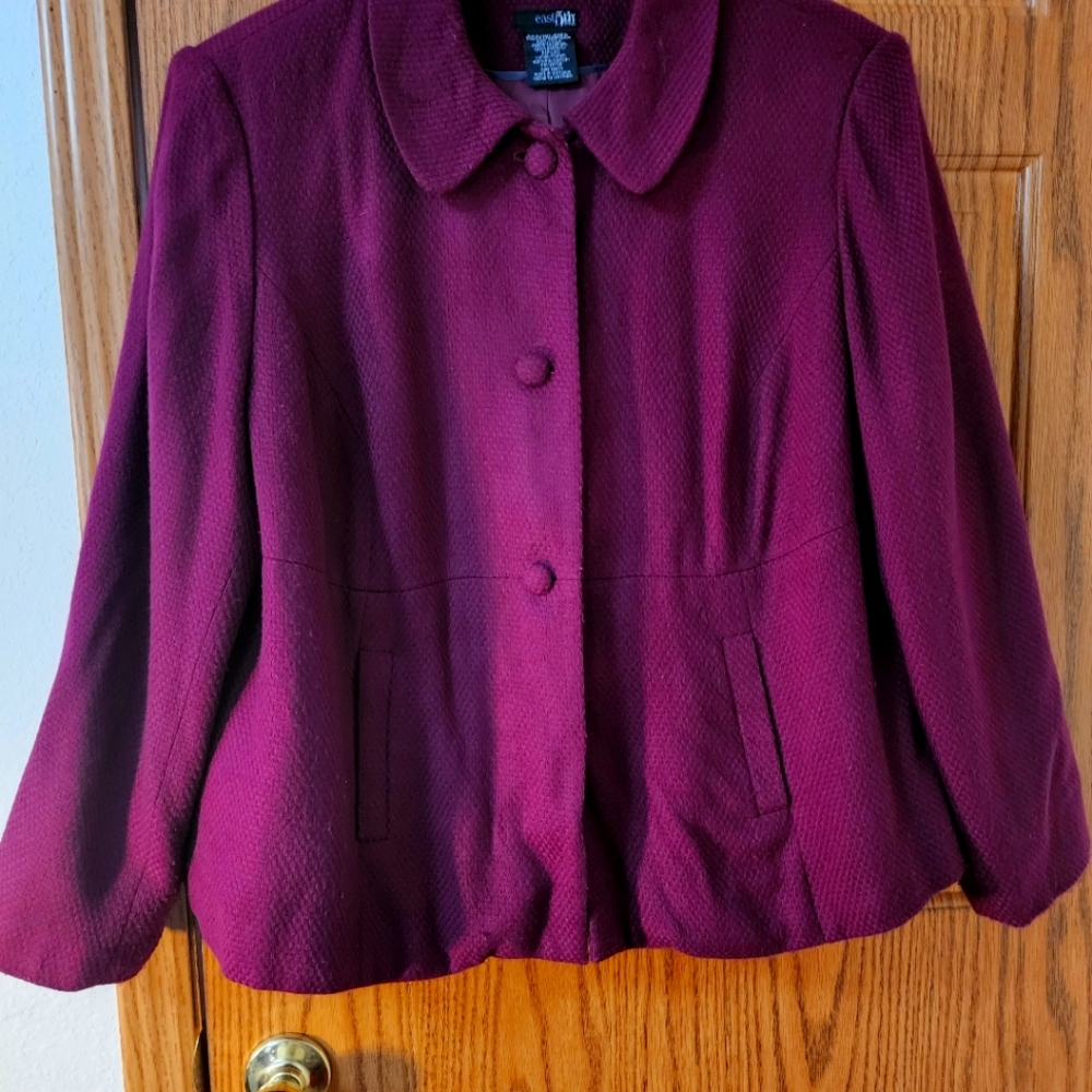 Burgundy Blazer